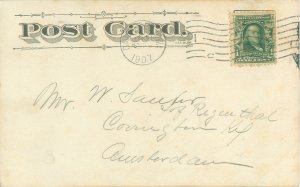 Davenport Iowa Schuetzen Park UDB Litho Postmarked 1907