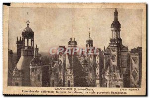 Old Postcard Chambord Castle