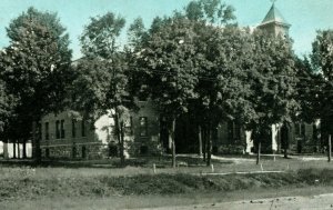 C. 1910 Blue Sky High School, Angola, IN Postcard P169 