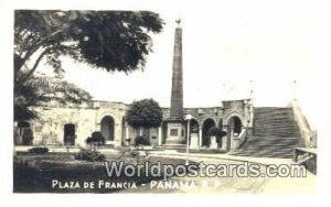 Real Photo Plaza de Francia Panama Panama Unused 