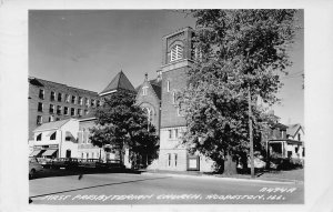 J74/ Hoopeston Illinois RPPC Postcard c1960s Presbyterian Church  110