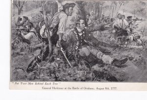 History General Herkimer At The Battle Of Oriskany 6 August 1777