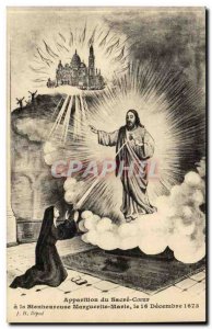 Postcard Ancient Apparition of the Sacred Heart of Blessed Mary Margurite Dec...
