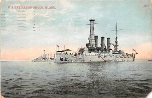 US Battleship Rhode Island 1916 