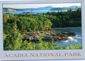 Frenchman's Bay and Acadia National Park Maine Postcard