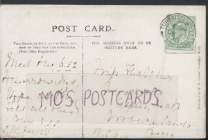 Family History Postcard - Thatcher? - Woburn Sands, Bedfordshire  RF2901