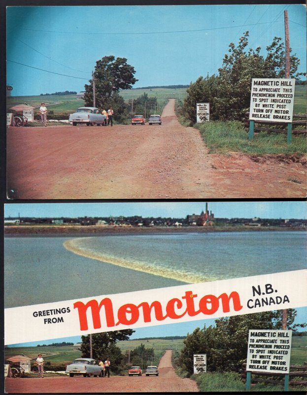 (2)  New Brunswick MONCTON SplitView Tidal Bore/Magnetic Hill Magnetic Hill - C