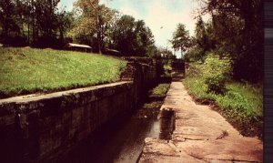 Triple Locks - Old Canal, Roscoe Village - Coshocton, Ohio Postcard