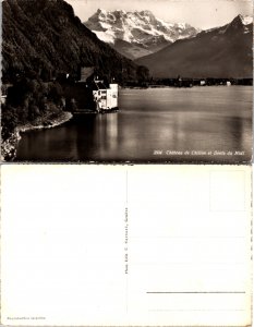 Château de Chillon et Dent du Midi, Lake Geneva, Switzerland (9169)