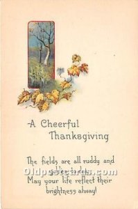 Thanksgiving Greetings Unused 