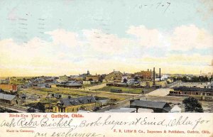 Panorama Guthrie Oklahoma 1907 postcard