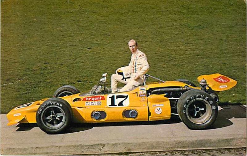 Indianapolis 500 Rookie of the Year 1971 Sit on #17, His Fin