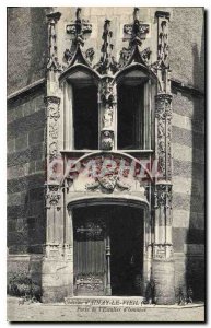 Old Postcard Chateau d'Ainay Viel The Gate Grand Staircase