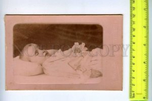 254737 RUSSIA Dead child funeral CABINET PHOTO Flaks SPb