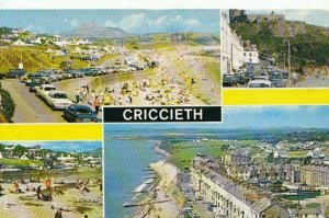 Wales Postcard - Views of Criccieth - Caernarvonshire - Ref TZ7756