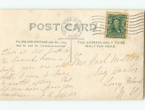 1908 rppc WRITING SAYS IT IS PATH TO LANORB HOME New York City Postmark NY t2265