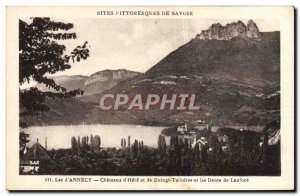 Old Postcard Annecy Chateaux d & # 39Here and Talloires Duingt and teeth Lafont