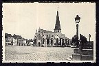 Grand Place et Eglise,Beveren-Waas,Belgium BIN