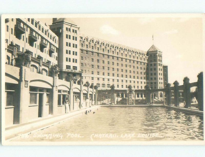 old rppc SWIMMING POOL Lake Louise Alberta AB W0801