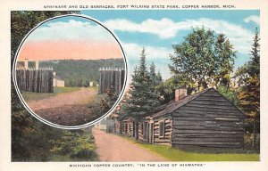 Fort Wilkins State Park Stockade And Old Barracks - Copper Harbor, Michigan MI  