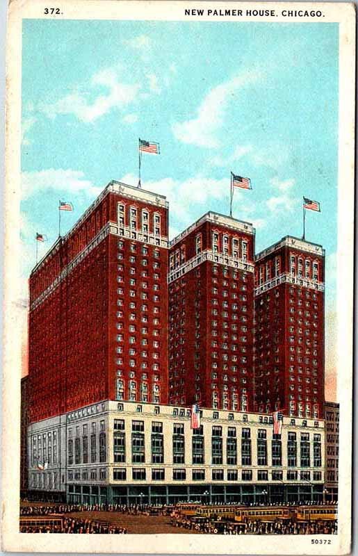 Postcard HOTEL SCENE Chicago Illinois IL AO5497