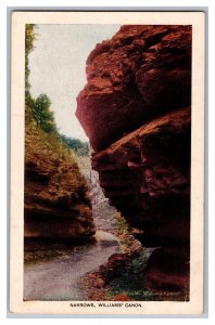 Postcard CO Narrows Williams' Canon Manitou Colorado