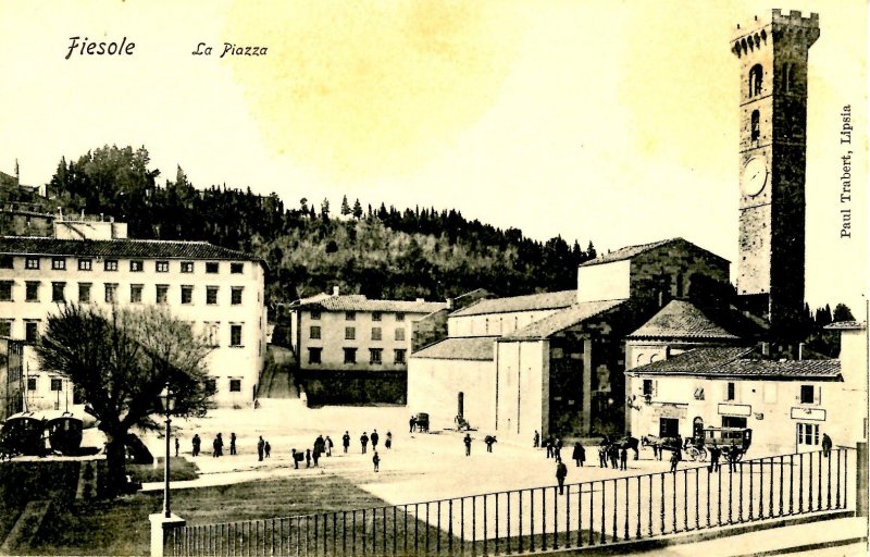 Italy - Fiesole. The Square