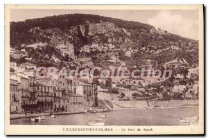 Old Postcard Villefranche-sur-mer port health