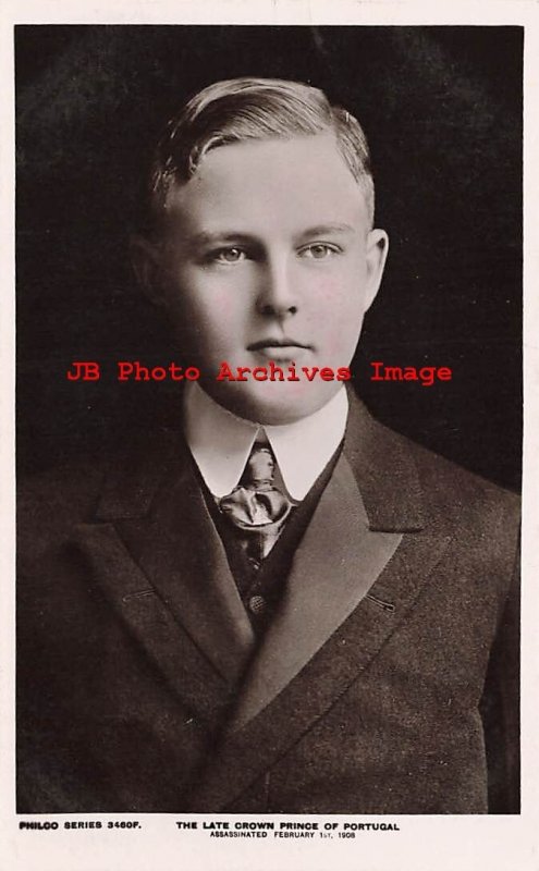 Portugal Royalty, RPPC, Late Crown Prince Luis Filipe, Philco Photo No 3460F