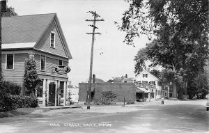 Unity ME Rexall Drug Store Front's Eastern Illustrating Publisher RPPC Postcard