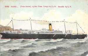SS Arabic White Star Line 1913 