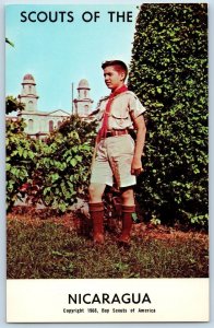 c1968's Nicaragua Scouts Of The World Boy Scout Of America Youth View Postcard