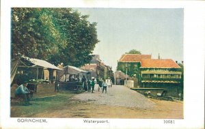 Netherlands Gorinchem Waterpoort Vintage Postcard 07.45