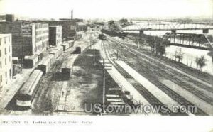 Looking East from Union Station - Ottumwa, Iowa IA