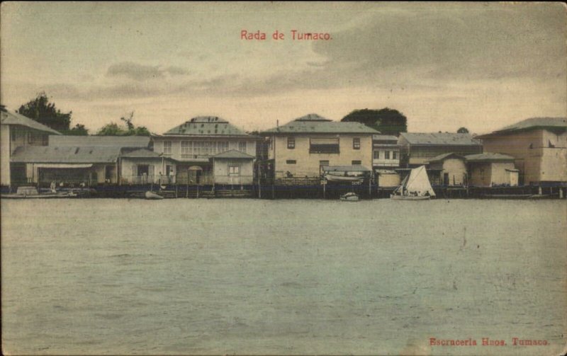 Tumaco Colombia c1910 Used Postcard