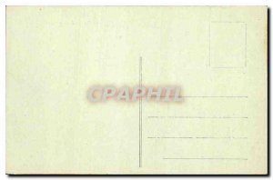 Postcard Old Carolles Waves at Port Lude one day Maree