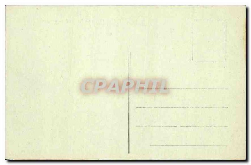 Postcard Old Carolles Waves at Port Lude one day Maree