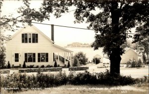 Rockland ME Strawberry Hills Cabins Real Photo Postcard