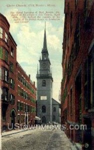 Christ Church, 1723 - Boston, Massachusetts MA