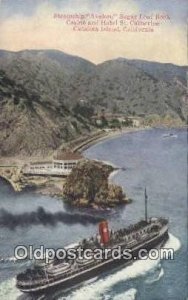 Steamship Avalon Sugar Loaf Rock, Catalina Island, CA, CA USA Steam Ship Unused 