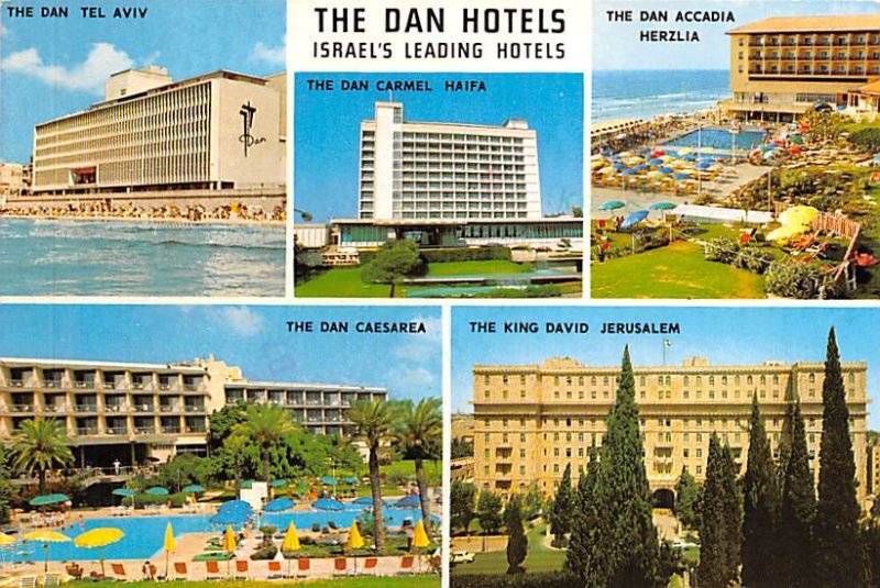 Dan Hotels, Carmel Haifa, Dan Caesarea Israel 1982 