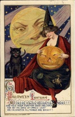 Samuel Schmucker Halloween Unused close to perfect corners,  light postal ink...