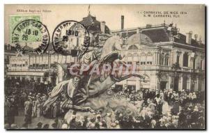 Old Postcard Nice Carnival 1914