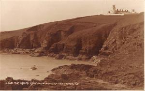 uk30366 lizard lighthouse and lion den real photo uk