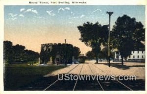 Round Tower - Ft. Snelling, Minnesota MN Postcard