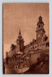 POLOGNE POLOND  Krakow Wawel Le Chateau Royal Vintage Postcard