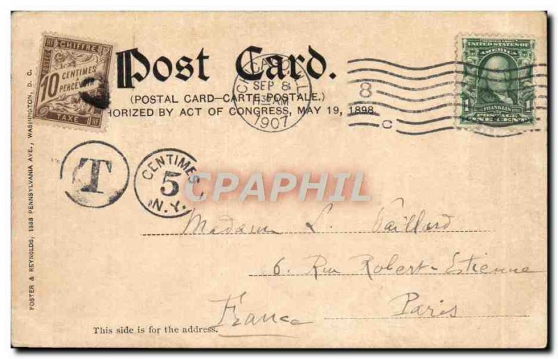 Old Postcard Washington & # 39s Toma Mount Vernon