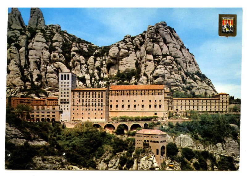 Spain - Montserrat. Aerial View and Monastery