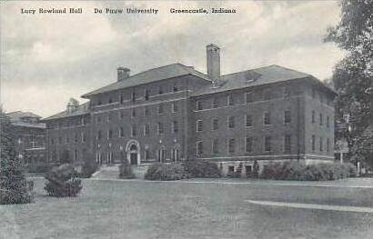 Indiana Greencastle Lucy Rowland Hall De Pauw University Albertype