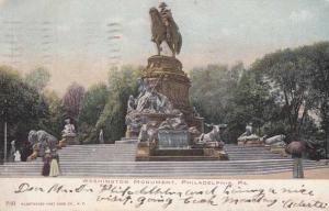 Washington Monument - Philadelphia PA, Pennsylvania - pm 1906 - UDB